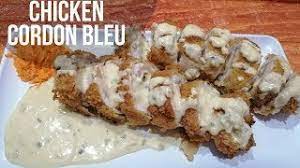 Place the baked chicken cordon bleu in the egg wash and then coat evenly with the breading mixture. Chicken Cordon Bleu With Sauce I Pinoy Style Youtube