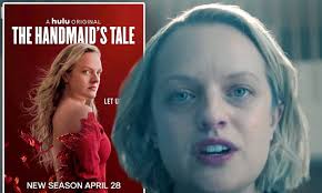 She has been working since the age of 7! Elisabeth Moss Unveils Fiery Backless Poster For The Fourth Season Of Hulu Drama The Handmaid S Tale Daily Mail Online