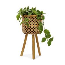 1pc 3 tiers indoor plant flower pot planter stand assembly wood holder uk*. Bamboo Pot Holder Kmart