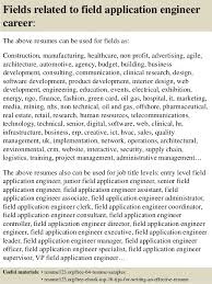 8 field application engineer resume samples