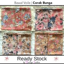 Maybe you would like to learn more about one of these? Corak Bunga Prices And Promotions Aug 2021 Shopee Malaysia