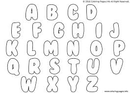 Alphabet letter outlines to use for kids coloring page. Bubble Letters Mrs Schaefer S Steam Class Coloriage Alphabet Polices De Lettres A Bulles Coloriage Alphabet Maternelle