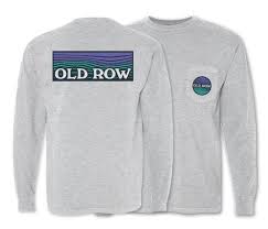 old row waves long sleeve t shirt small upstate tailgate inc