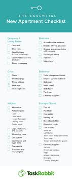 The Essential New Apartment Checklist The Essential Checklist For Furnishing Your First Apartm New Apartment Checklist Apartment Checklist New Home Checklist