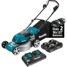 Do you go with a professional brand name? Makita Xml03pt1 18 Cordless Electric Lawn Mower Kit With 4 Batteries Review Lawn Mower Review