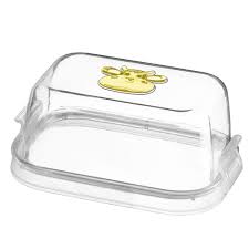 40 pcs stainless steel corn holders corn on the cob skewers for bbq twin prong sweetcorn holders home cooking fork with corn butter spreader (set of 2), white. Evelyn Living Butter Holder With Clip Lid Clear Plastic Dish Cream Cheese Box Storage Kitchen Fridge Serving Buy Online In Japan At Desertcart Jp Productid 100173955