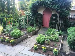 Raised garden beds are either installed right on top of the ground for permanent placement or are raised troughs that can be picked up and moved. 6 Beautiful Layouts For Raised Bed Gardens Eartheasy Guides Articles Eartheasy Guides Articles