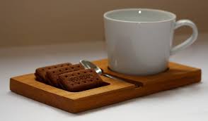 Tea And Biscuits Serving Holder Made From Solid Bamboo Etsy Coffee Shop Design Tableware Design Wood Creations