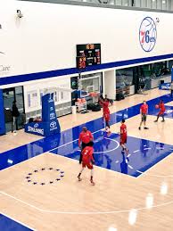 St John S Bball On Twitter Workout At Sixers Practice Facility Sjubb Nba As members of the media arrived at the sixers' training facility on the campus of the philadelphia college over the past month, the sixers have completely redesigned their practice court, adding. sixers practice facility sjubb nba