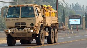 Be sung by the cowboy. More National Guard Trucks Carrying Firefighters Wildfire Today