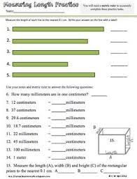 Metric Ruler Review Sheet By Kate S Classroom Cafe Tpt Measurement Worksheets Science Lessons Middle School Metric Measurements