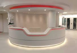 New design hotel curved reception counter desk modern cash. Modern Office Reception Area Design Ideas