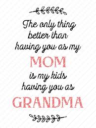 Download The Only Thing Better Than Having You As My Mom Is My Kids Having You As Grandma Svg Origin Svg Art