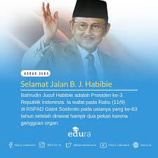 Nah, berikut beberapa ucapan bela sungkawa dari beberapa publik figur yang terus mengalir seperti brilio.net dikutip dari akun media sosial 2. Inalilahi 11 September Bj Habibie Meninggal Dunia Foto Ucapan Belasungkawa Viral Alhidamart