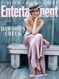 Dawson S Creek Cast Reunites For Its 20th Anniversary On This Week S Ew Cover Dawson S Creek Cast Dawsons Creek Katie Holmes