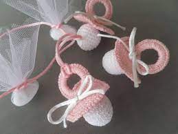 Miniature Crochet Handmade Baby Pacifier Favor Pacifier Baby Etsy Baby Shower Souvenirs Handmade Baby Baby Pacifier Favors