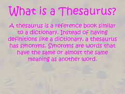 The territory was once speckled with ranches and lawless towns. Ppt Thesaurus Use Powerpoint Presentation Free Download Id 1839753