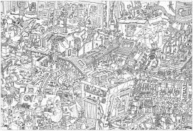 You can use our amazing online tool to color and edit the following disney mandala coloring pages. Complex Robots Factory Unclassifiable Adult Coloring Pages