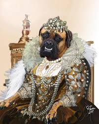 Check spelling or type a new query. Royal Pet Portrait Queen Elizabeth Funny Regal Dog Portrait Etsy Pet Portraits Dog Portraits Custom Dog Portraits