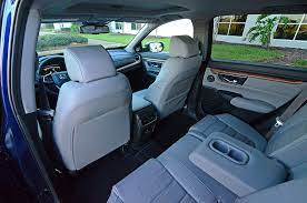 Because honda has added their entire safety suite as standard equipment across all the trim levels, that means they all include forward emergency braking lane. 2018 Honda Crv Awd Touring Interior Rear Automotive Addicts