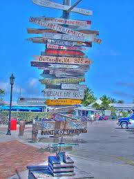 Key West Direction Sign Key West Key West Florida Beach Signs