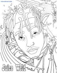 Check out our juice world drawing selection for the very best in unique or custom, handmade pieces from our there are 207 juice world drawing for sale on etsy, and they cost $16.62 on average. Juice Wrld Coloring Pages Free Coloring Pages