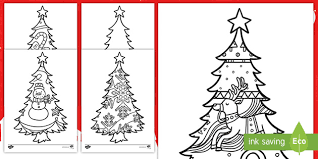 These coloring pages allow your little ones to exercise their artistic talents to fill the pictures with bright colors so that they suit the festive mood. Large Christmas Tree To Colour In Colouring Sheets