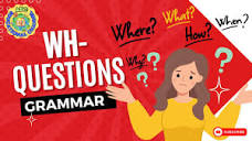 WH -Questions for Kids | English Grammar | English | ESL - YouTube