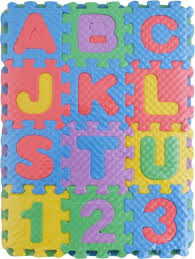 Buy dtd creation activity puzzle mat alphabet learning & building blocks thickest abc/number (36 pieces) activity puzzle mat alphabet learning & building . Nvcollections Kids Non Toxic Alphabet Puzzle Mat Thickest Abc Numbers 0 To 9 Flooring Mat 36 Pieces Buy Online In Barbados At Desertcart 159594221