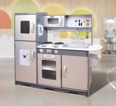 We need to note that it is a compact kitchen and because of its size, the toy kitchen suits more for toddlers than for older kids. Zoomie Kids Javion Children Wooden Play Kitchen Set Reviews Wayfair Co Uk