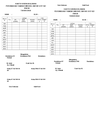 Unggas kelurahan simpang tiga , kecamatan bukit raya pekanbaru, riau t.a 2015/2016 nama : Kartu Iuran Bulanan New Pdf