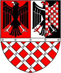 Piros háttérben egy fehér, kétfarkú oroszlán, amely a hátsó lábaira emelkedik. Csehorszag Cimere Wikiwand