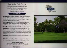 Championship golf services manages this facility, with steve donar, pga. Anaheim Dad Miller Golf Club Course Profile Course Database
