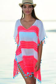 Seafolly Coastline Cable Kaftan In Hot Red Seafolly Kaftan Nautical Redandwhite Cover Up Stri Designer Beach Wear Beachwear For Women Flattering Outfits