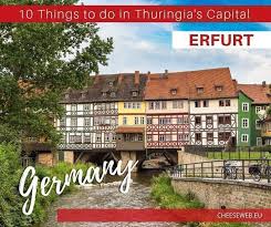 Find here erfurt location on germany map also know interesting facts about the city. 10 Reasons To Visit Erfurt Germany Cheeseweb