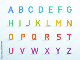 Now that the first ios 13 developer beta is available, users are finding any and all secrets it may be hiding. Alphabet Letters A To Z Colorful 3d Font Vector Set Stock Vector Adobe Stock