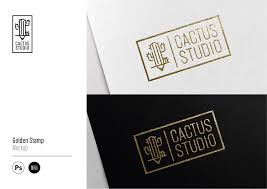 Plantilla Mockup En Dorado Mockup Template Personalized Golden Stamp Logo Template Mockup Mockup Stamp Personalized Items