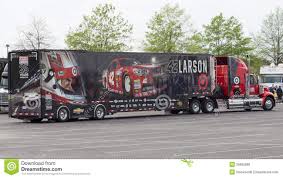 There is a subset of commercial over the road truckers saddled with the responsibility of moving cars across the country. 2015 Kyle Larson Sprint Cup Race Car Hauler Kyle Larson Miyata Nascar Sprint Cup
