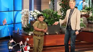 The ellen degeneres show (often shortened to ellen and stylized as ellen) is an american daytime television variety comedy talk show that is hosted by ellen degeneres. 8 Year Old Akshat Singh Wows On The Ellen Degeneres Show Video The Hollywood Reporter