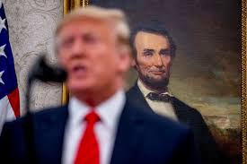 Lincoln's belief in a "government for the people" shaped the course of what  was American democracy