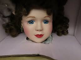 Paradise Galleries Cindy Shafer Blue Dress Porcelain Doll 18" MEG Lil Women 