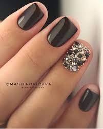 Looking for some nail ideas? Dark Nail Designs Nail Art Winter Nail Art Design Winternails Art Dark Design Designs Nail Winter Wintern Nail Designs Gel Nail Designs Winter Nails