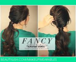 Braids, ponytails, half up half down, evening looks and hair i think the answer is pretty obvious but if you are still oblivious why long hair rocks, we are going to. Fancy Ponytail Half Fishtail Braid Tutorial Video Cute Long Hairstyles Tina Makeupwearables L S Makeupwearables Photo Beautylish