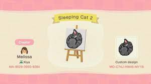 Sleeping Cat Design Animal Crossing Cats Animal Crossing New Animal Crossing