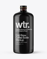 ✓ free for commercial use ✓ high quality images. Amber Glass Bottle With Cold Brew Coffee Mockup Bottle Mockups 3d Logo Mockups Free Download