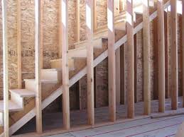 Many carpeted stair installers used particle board to form the stair. Amerhart Particleboard Stepping