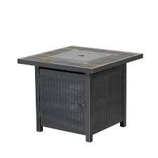 This 6,000 btu round tabletop gas firepit adds a touch of intimacy. Aluminum Liquid Propane Gas Fire Pits At Lowes Com