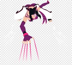 Can be used by having the costume. Street Fighter V Juri Art Street Fighter Purple Violet Png Pngegg