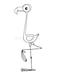 Art projects for kids is a collection of fun and easy art projects that include hundreds of how to draw tutorials. Flamingo Drawing Stock Vector Illustration Of Breathing 100610771