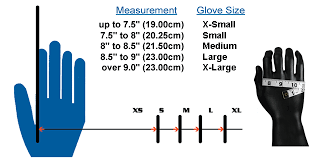 Glove Sizing Chart Water Ski Gloves